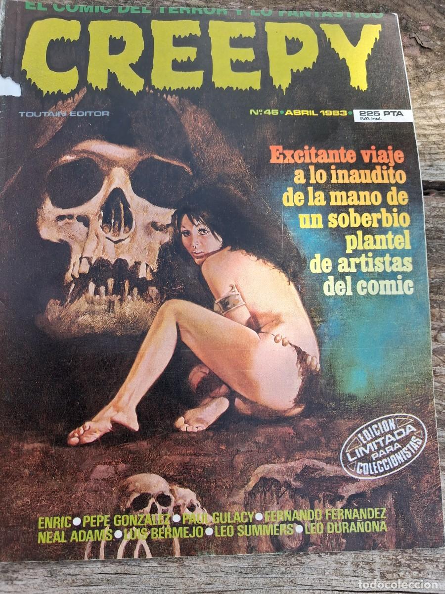 Comics: creepy 46 - lamina cubierta de comic toutain - creepshow