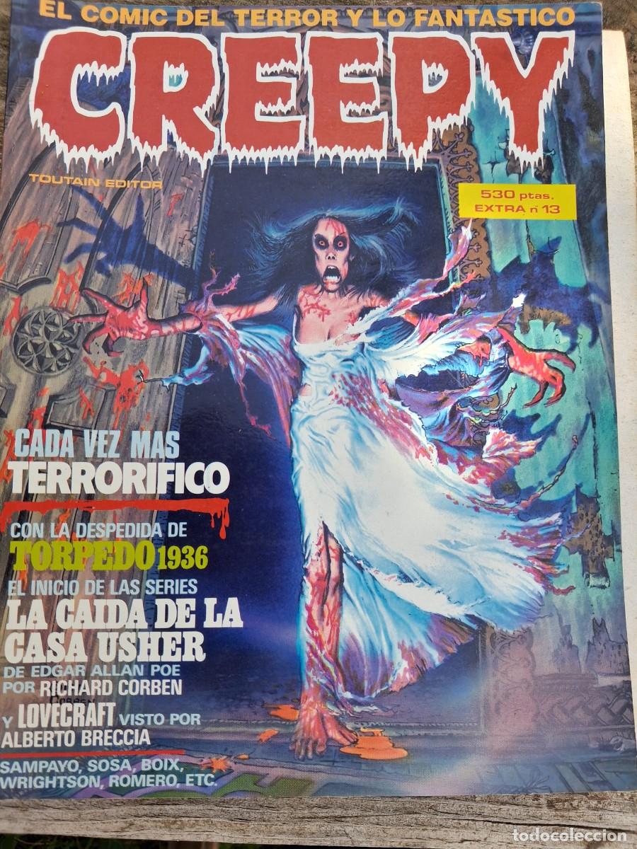 C&oacute;mics: creepy extra 13 - lamina cubierta de comic toutain - - Foto 1