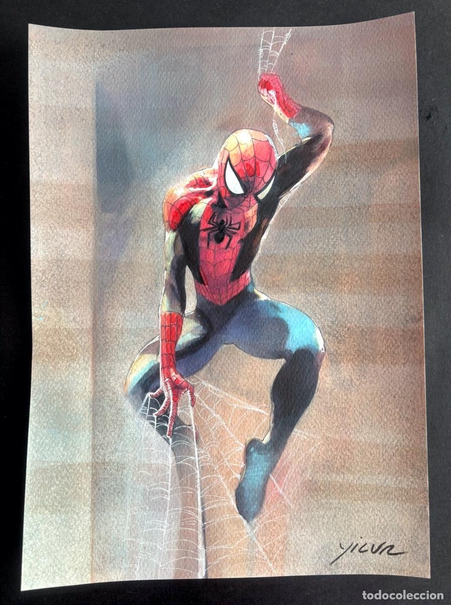 C&oacute;mics: SPIDERMAN ILUSTRACION ORIGINAL PERSONAJES MARVEL - Foto 2