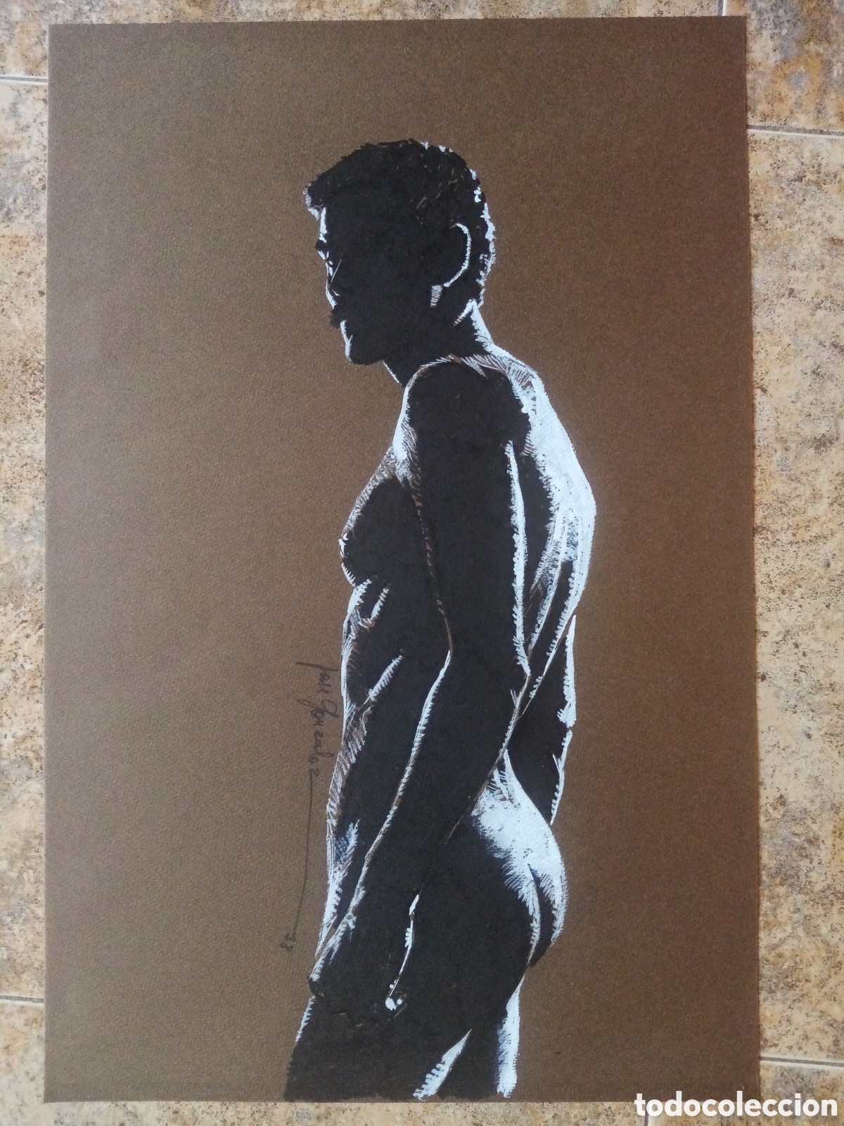 C&oacute;mics: ILUSTRACION ORIGINAL FIRMADO - JOSE PEPE GONZALEZ NAVARRO (1939-2009) - 35X50 cmts