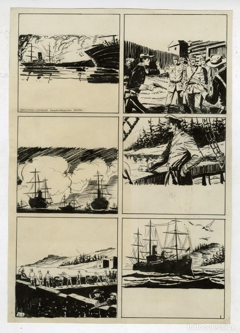 C&oacute;mics: P&aacute;gina Original de Jaime Brocal Remoh&iacute; - 2p. - Selecciones Ilustradas