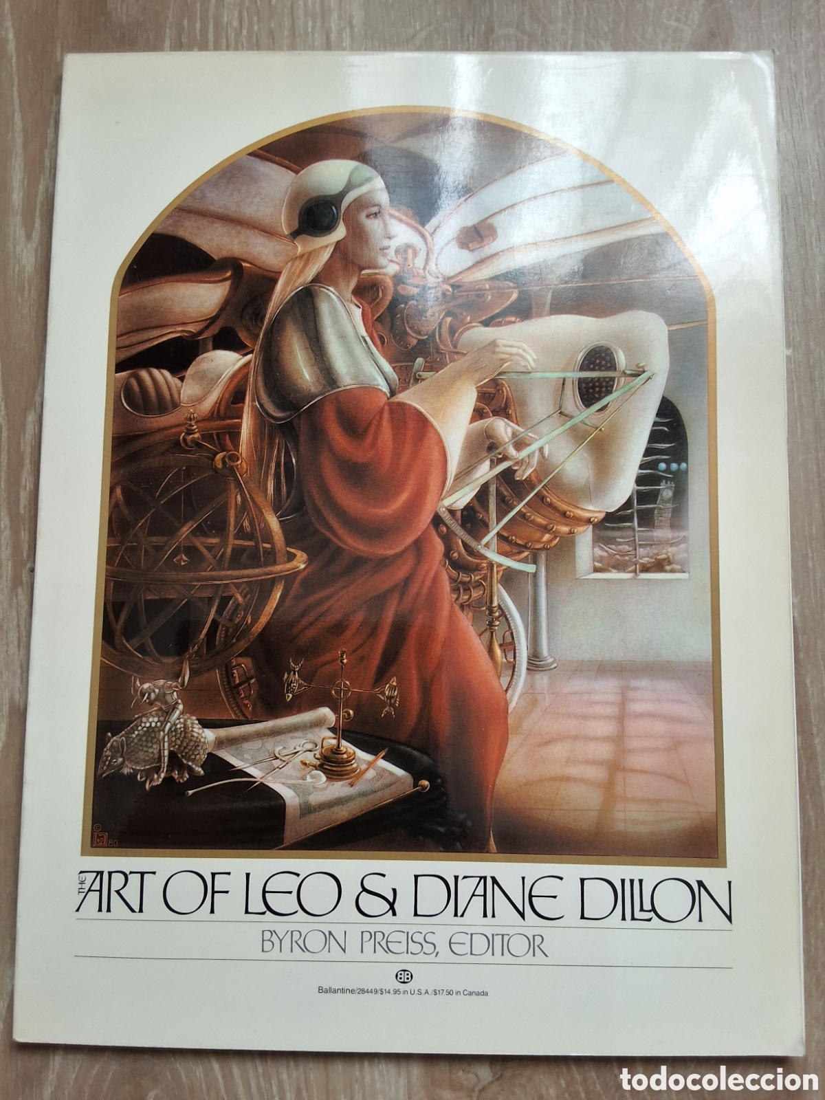 C&oacute;mics: Ilustracion libro arte Leo & Diane Dillon a&ntilde;o 1981 edita Byron Preiss