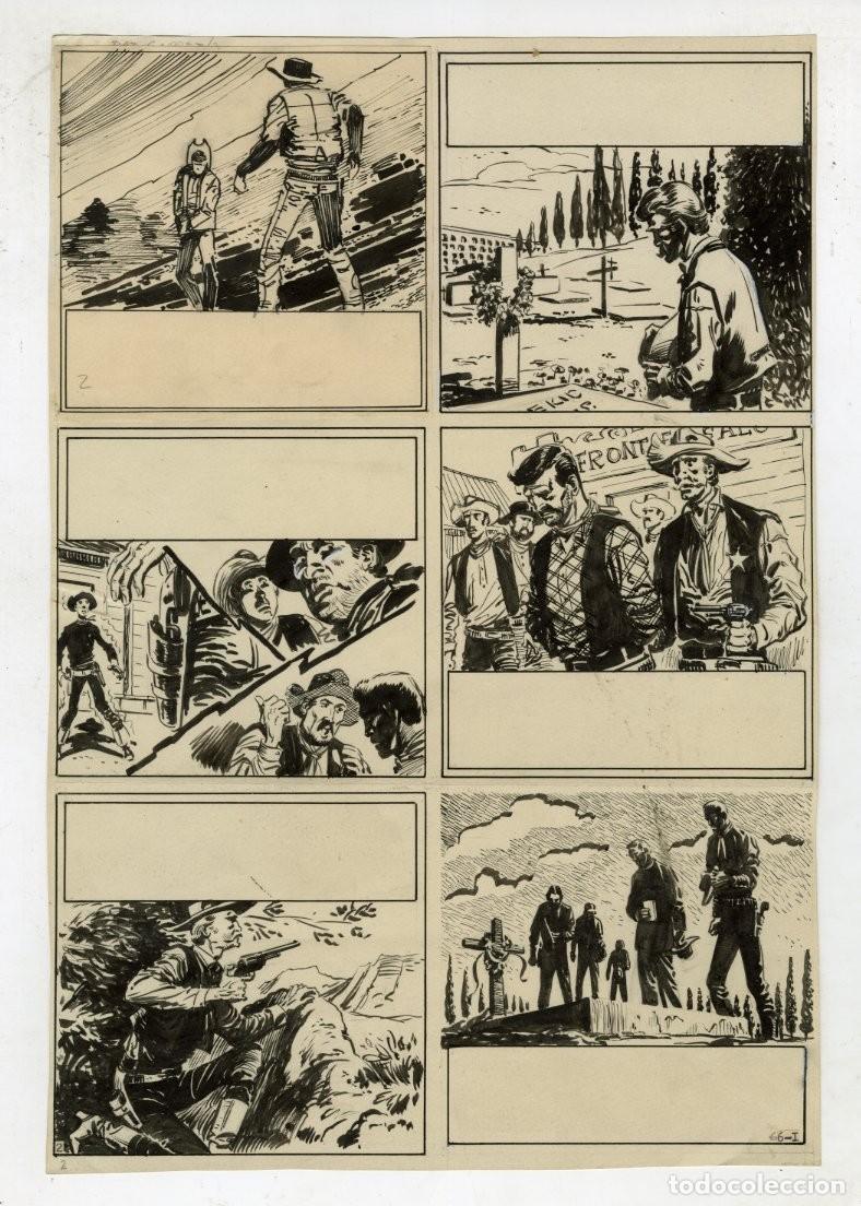 C&oacute;mics: P&aacute;gina Original de Jaime Brocal Remoh&iacute; - 2p. - Selecciones Ilustradas