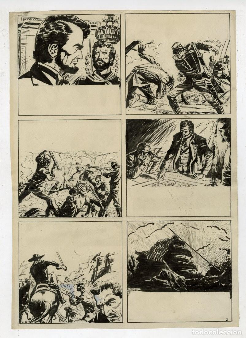 C&oacute;mics: P&aacute;gina Original de Jaime Brocal Remoh&iacute; - 2p. - Selecciones Ilustradas