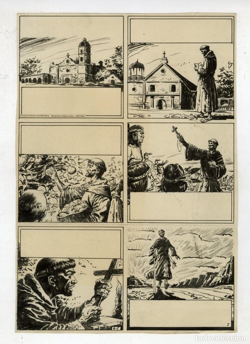 C&oacute;mics: P&aacute;gina Original de Jaime Brocal Remoh&iacute; - 2p. - Selecciones Ilustradas