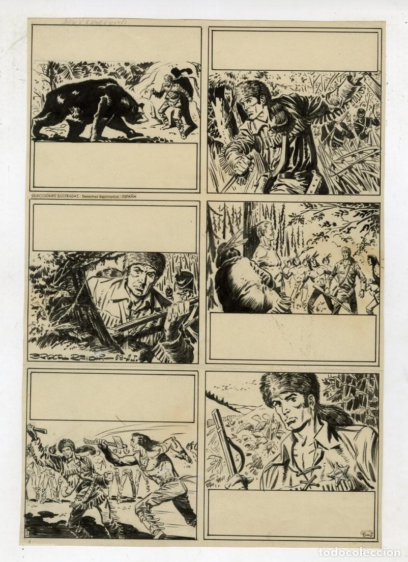 C&oacute;mics: P&aacute;gina Original de Jaime Brocal Remoh&iacute; - 2p. - Selecciones Ilustradas