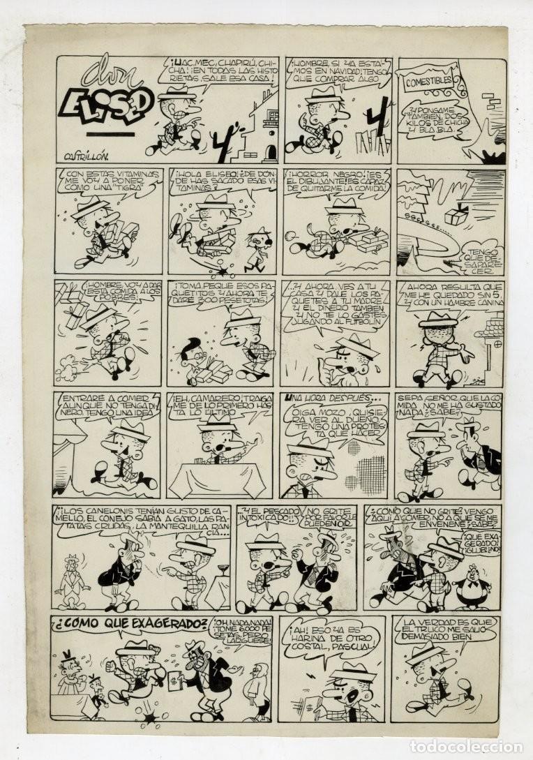 C&oacute;mics: P&aacute;gina Original de Castrill&oacute;n - Editorial Marco - Foto 1