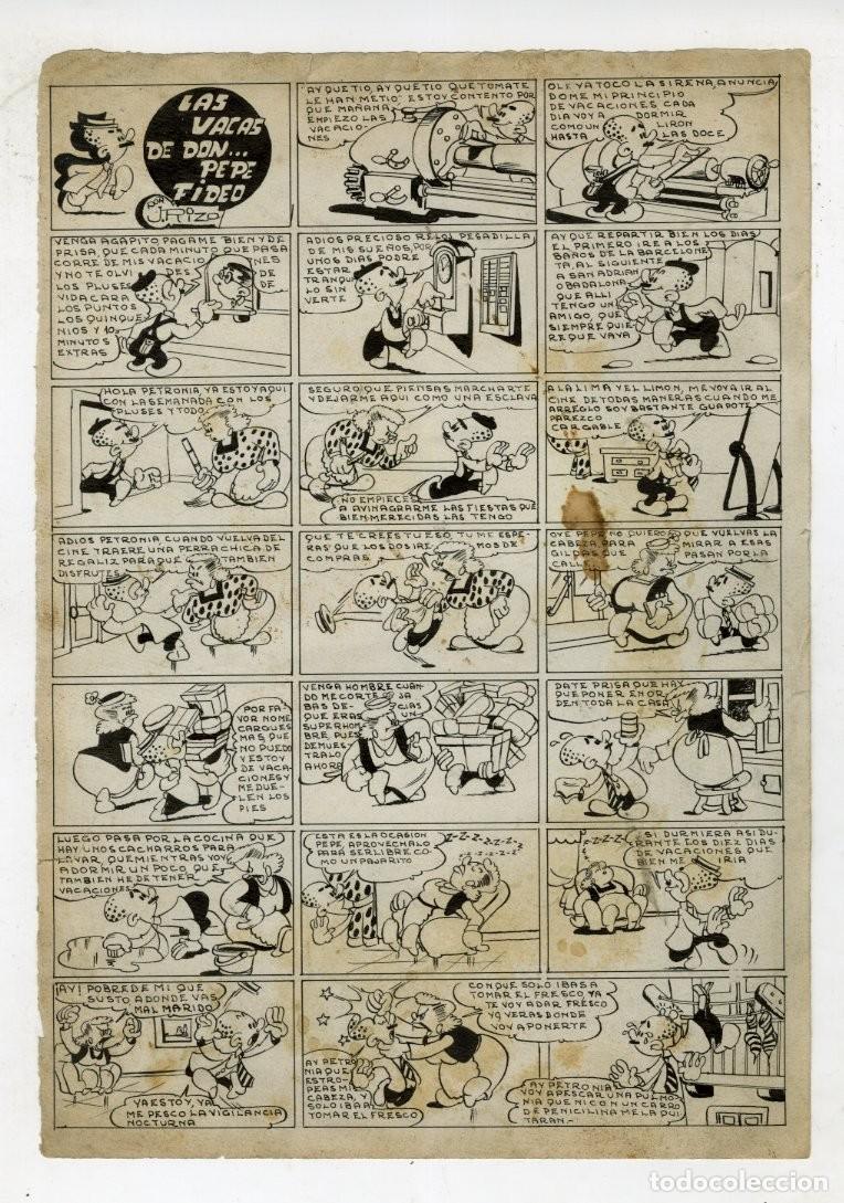 C&oacute;mics: P&aacute;gina Original de Jos&eacute; Rizo - Editorial Marco