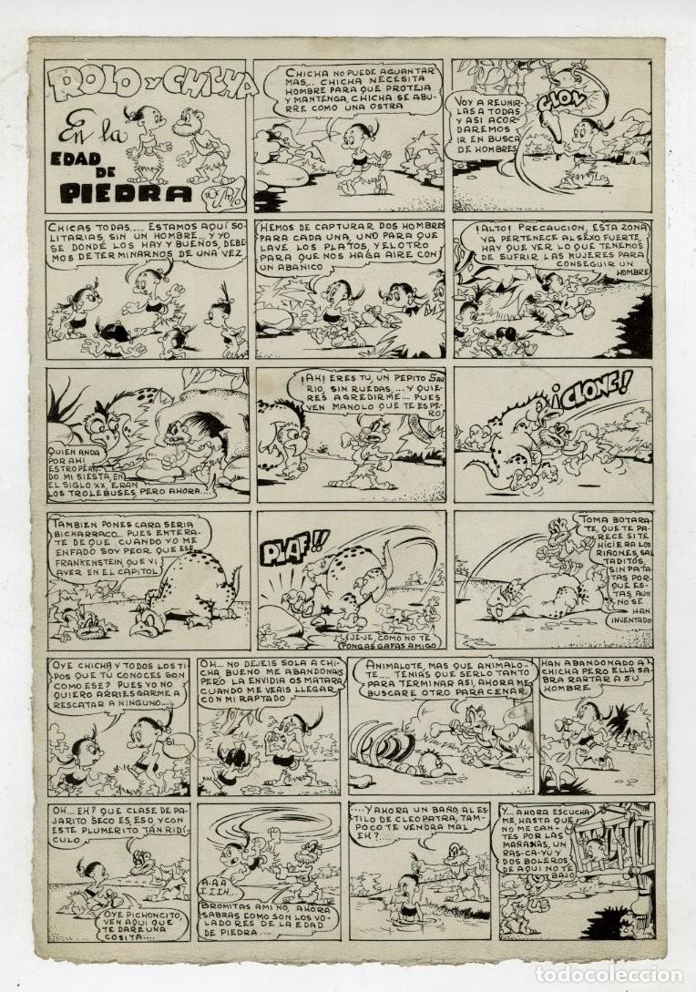 C&oacute;mics: P&aacute;gina Original de Jos&eacute; Rizo - Editorial Marco