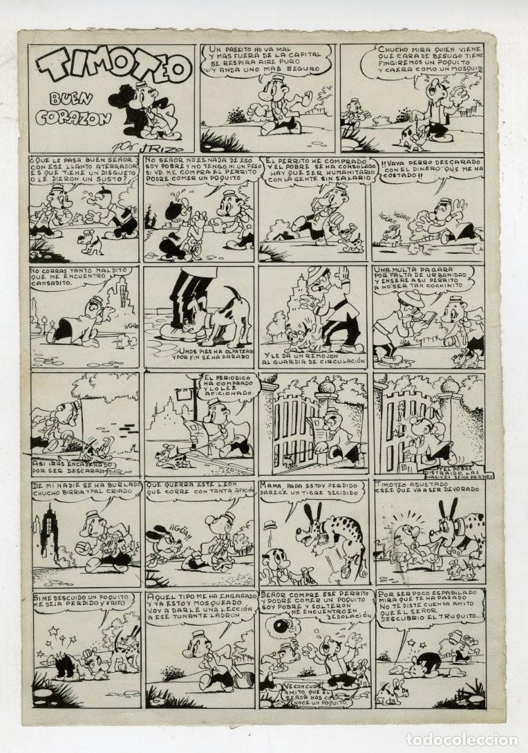 C&oacute;mics: P&aacute;gina Original de Jos&eacute; Rizo - Editorial Marco - Foto 1