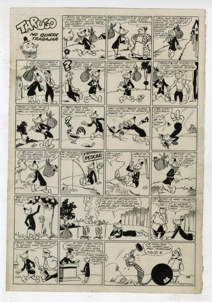 C&oacute;mics: P&aacute;gina Original de Mart&iacute;nez Osete - Editorial Marco - Foto 1