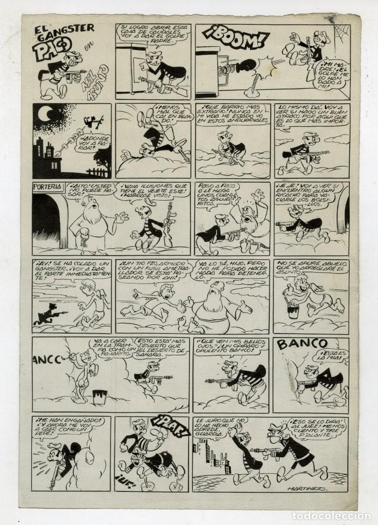 C&oacute;mics: P&aacute;gina Original de Mart&iacute;nez Osete - Editorial Marco