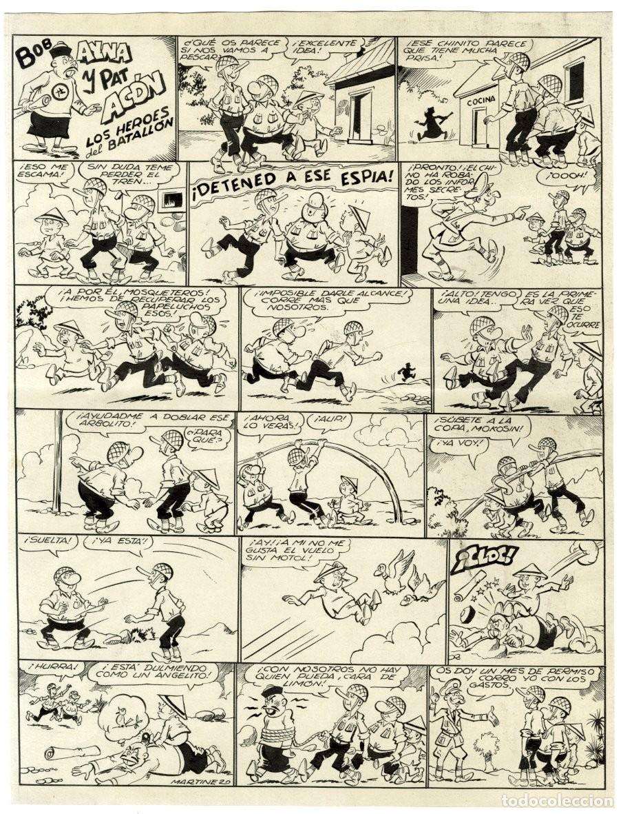 C&oacute;mics: P&aacute;gina Original de Mart&iacute;nez Osete - Editorial Marco