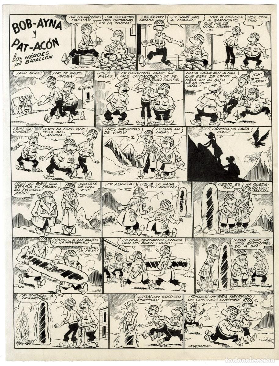 C&oacute;mics: P&aacute;gina Original de Mart&iacute;nez Osete - Editorial Marco