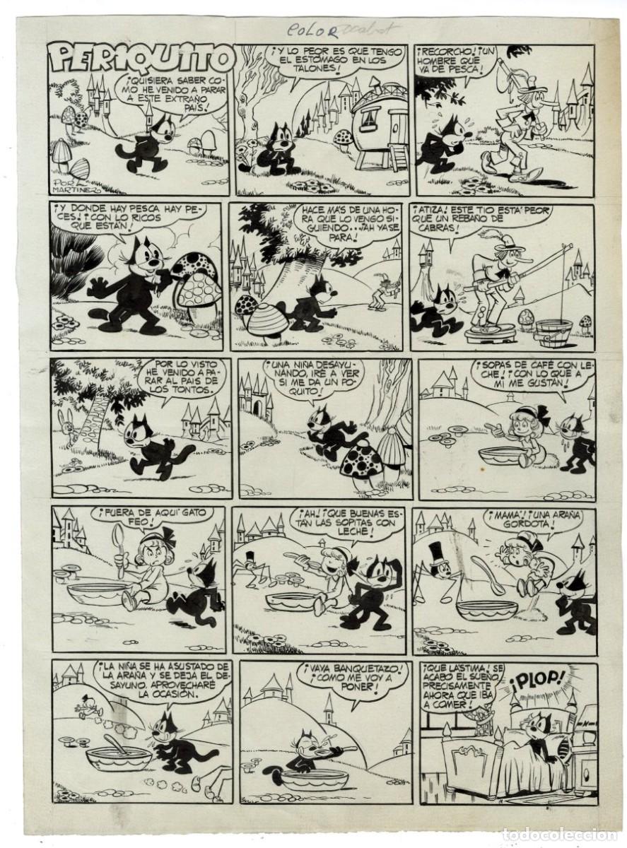 C&oacute;mics: P&aacute;gina Original de Mart&iacute;nez Osete - Editorial Marco
