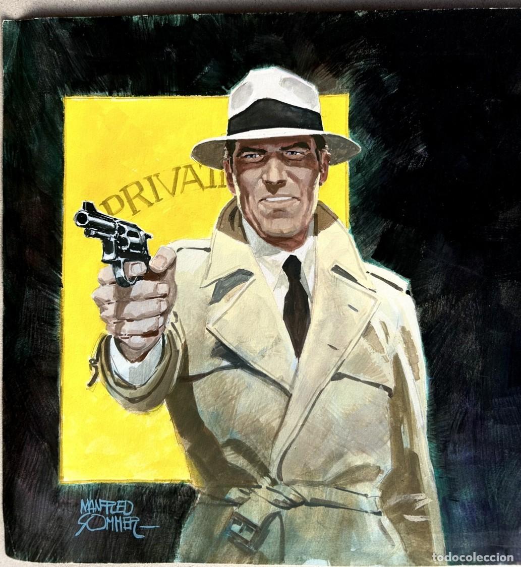 C&oacute;mics: Dibujo original de MANFRED SOMMER - Detective Privado - Foto 3