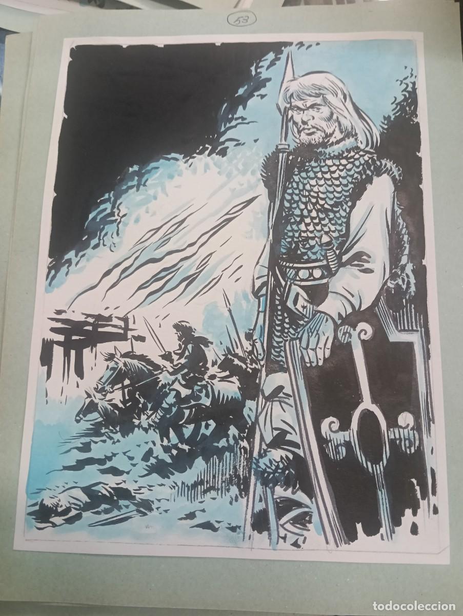 C&oacute;mics: ILUSTRACION ORIGINAL SELECCIONES HISTORIA BRUGUERA