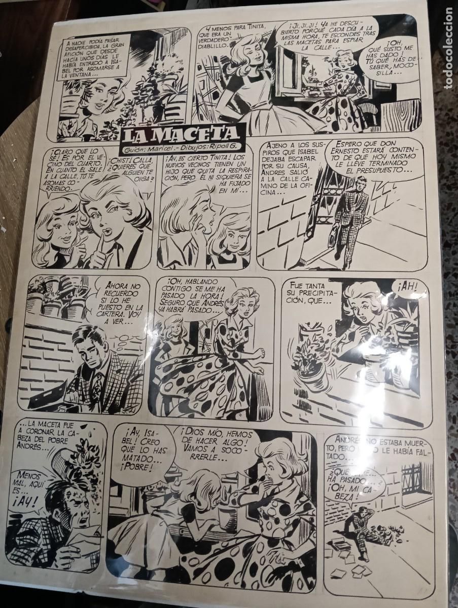 C&oacute;mics: DOS ILUSTRACIONES ORIGINALES MARICEL RIPOLL - Foto 1