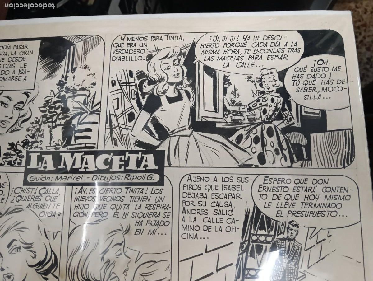 C&oacute;mics: DOS ILUSTRACIONES ORIGINALES MARICEL RIPOLL - Foto 3