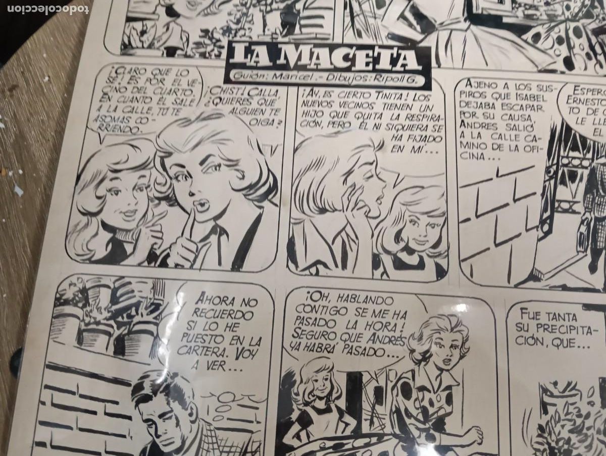 C&oacute;mics: DOS ILUSTRACIONES ORIGINALES MARICEL RIPOLL - Foto 4