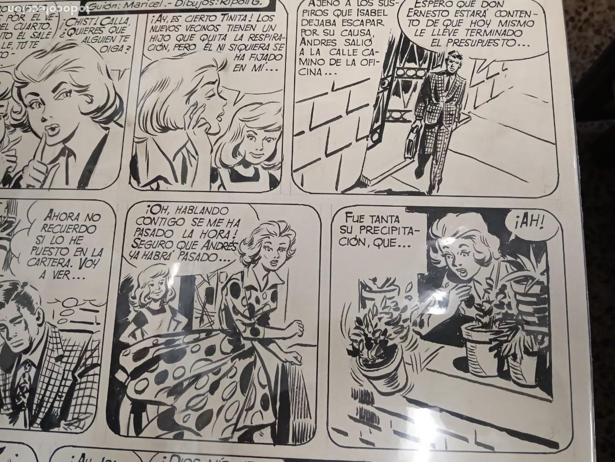 C&oacute;mics: DOS ILUSTRACIONES ORIGINALES MARICEL RIPOLL - Foto 5
