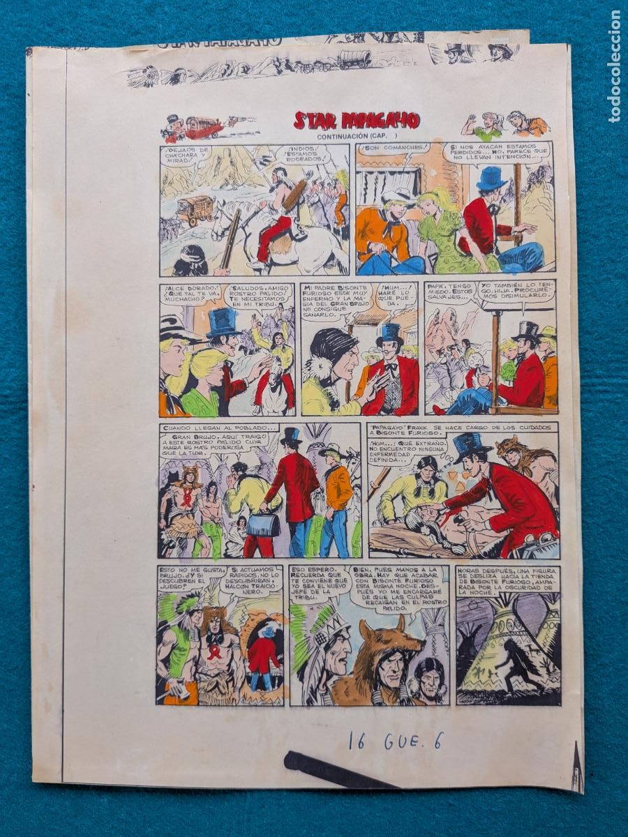 C&oacute;mics: ORIGINAL SIMBA STAR PAPAGAYO IMPRESA Y COLOREADA 3 HOJAS 6