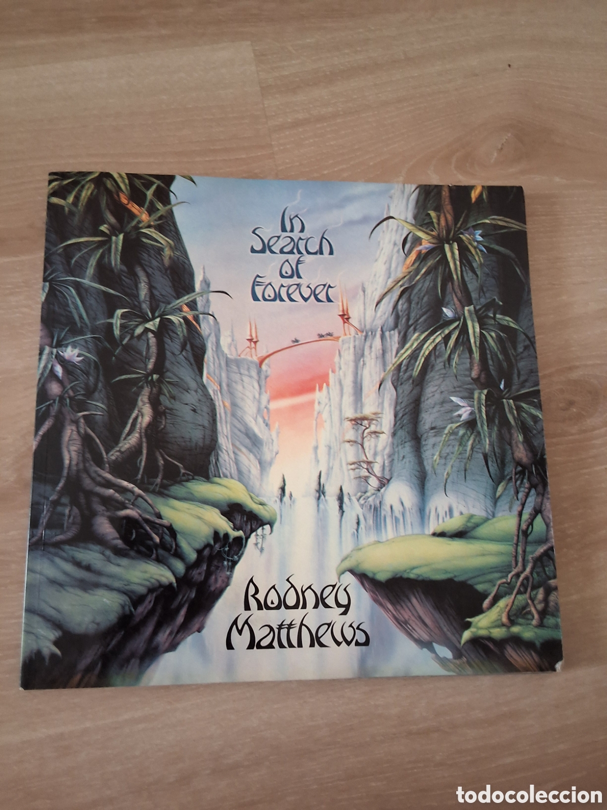 C&oacute;mics: In search of forever ilustracion libro de Rodney Matthews a&ntilde;o 1985 edita paper Tiger