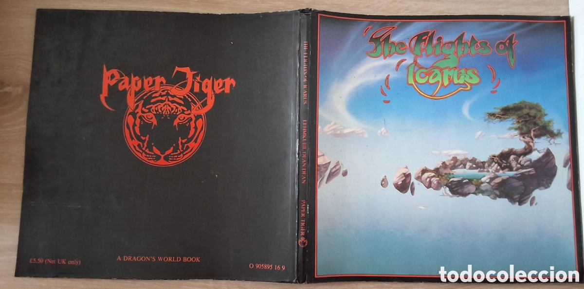 C&oacute;mics: The flights of icarus ilustracion libro de Donald Lehmkuhl a&ntilde;o 1977 edita paper Tiger
