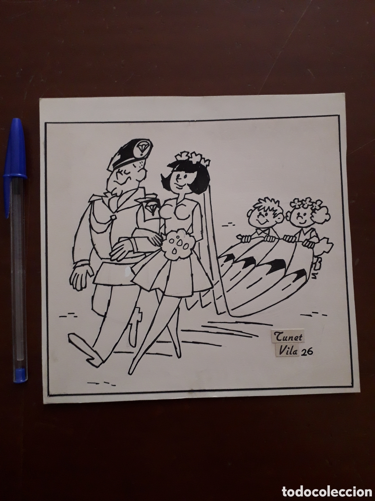 C&oacute;mics: TUNET VILLA. DIBUJO ORIGINAL - Foto 1