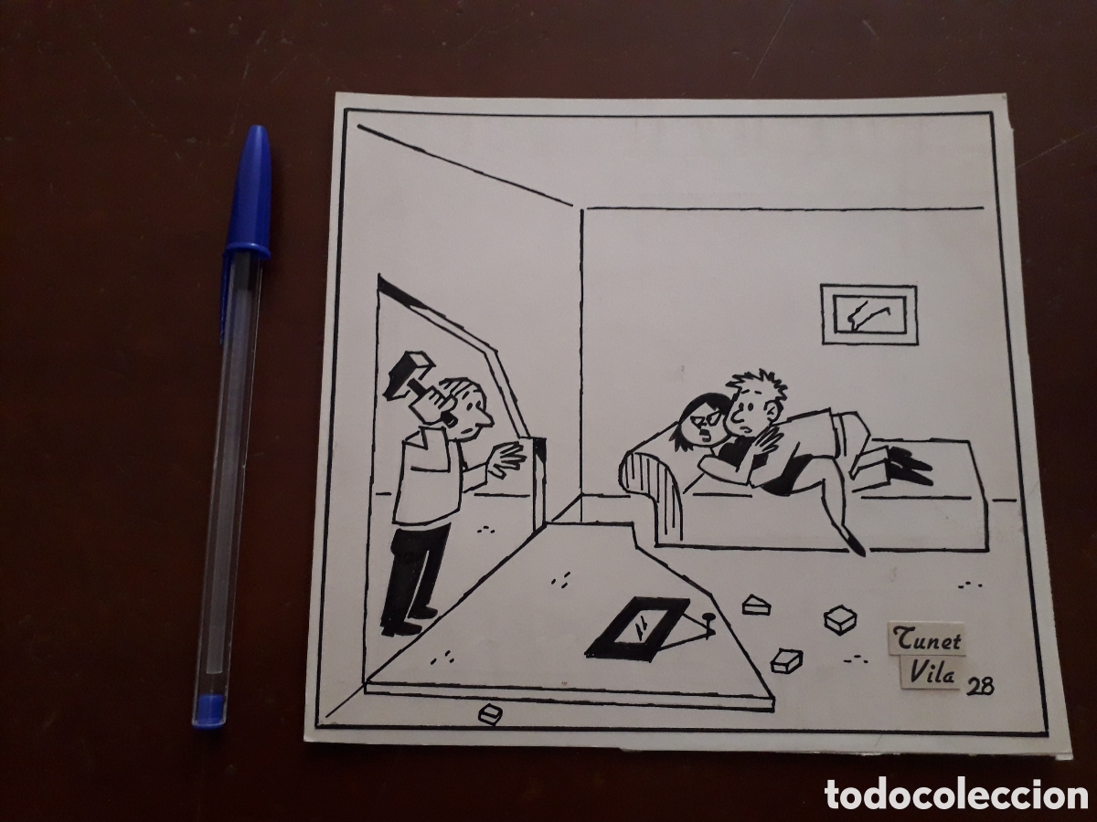 C&oacute;mics: TUNET VILA. DIBUJO ORIGINAL - Foto 1