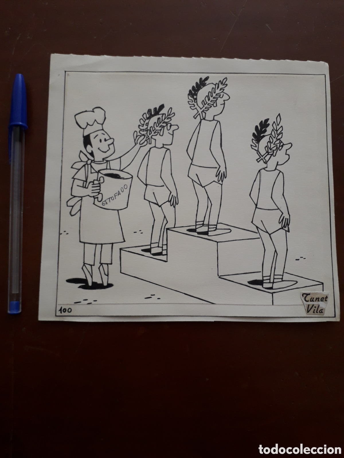 C&oacute;mics: TUNET VILA. DIBUJO ORIGINAL