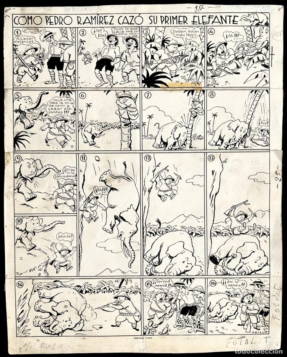 C&oacute;mics: Dibujo Ricard Opisso Portada de TBO 2 veces N&ordm; 951 A&ntilde;o 1935 y N&ordm; 122 (2&ordm; &Eacute;poca) A&ntilde;o 1956