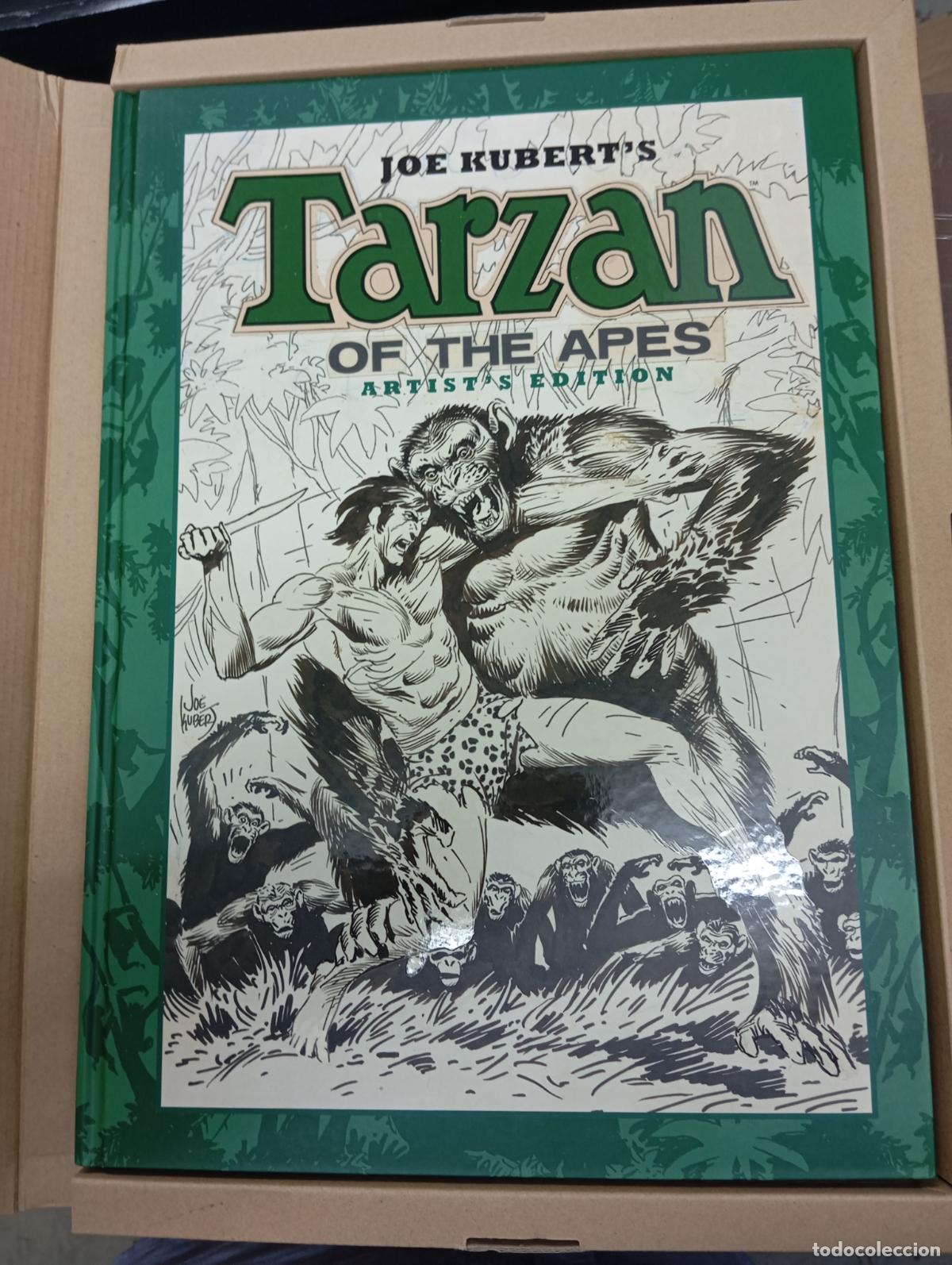 C&oacute;mics: TARZAN OF THE APES. JOE KUBERT. IDW ARTIST'S EDITION CON SU ESTUCHE ORIGINAL artist