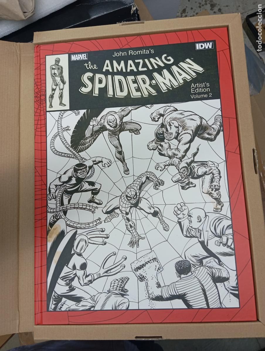 C&oacute;mics: John Romita&acute;s Amazing Spider-man artist&acute;s Edition Volume 2, IDW CON SU ESTUCHE ORIGINAL artist