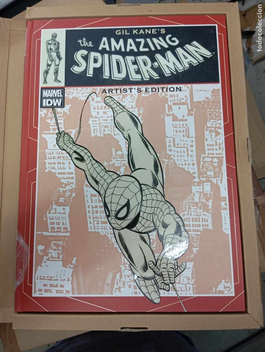 C&oacute;mics: Gil Kane's the Amazing Spider Man Artist's Edition Hardcover IDW CON SU ESTUCHE ORIGINAL artist