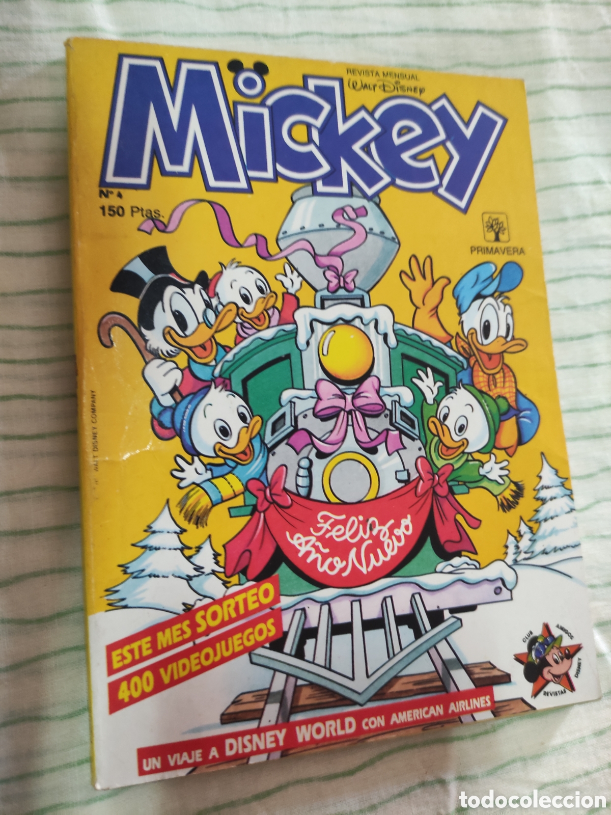 Comics: Mickey n&uacute;mero 4 (1989)