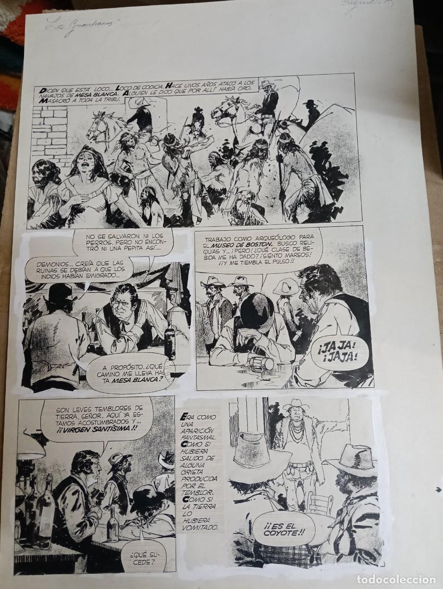 Comics: PAGINA ORIGINAL LOS GUARDIANES ARTURO DEL CASTILLO