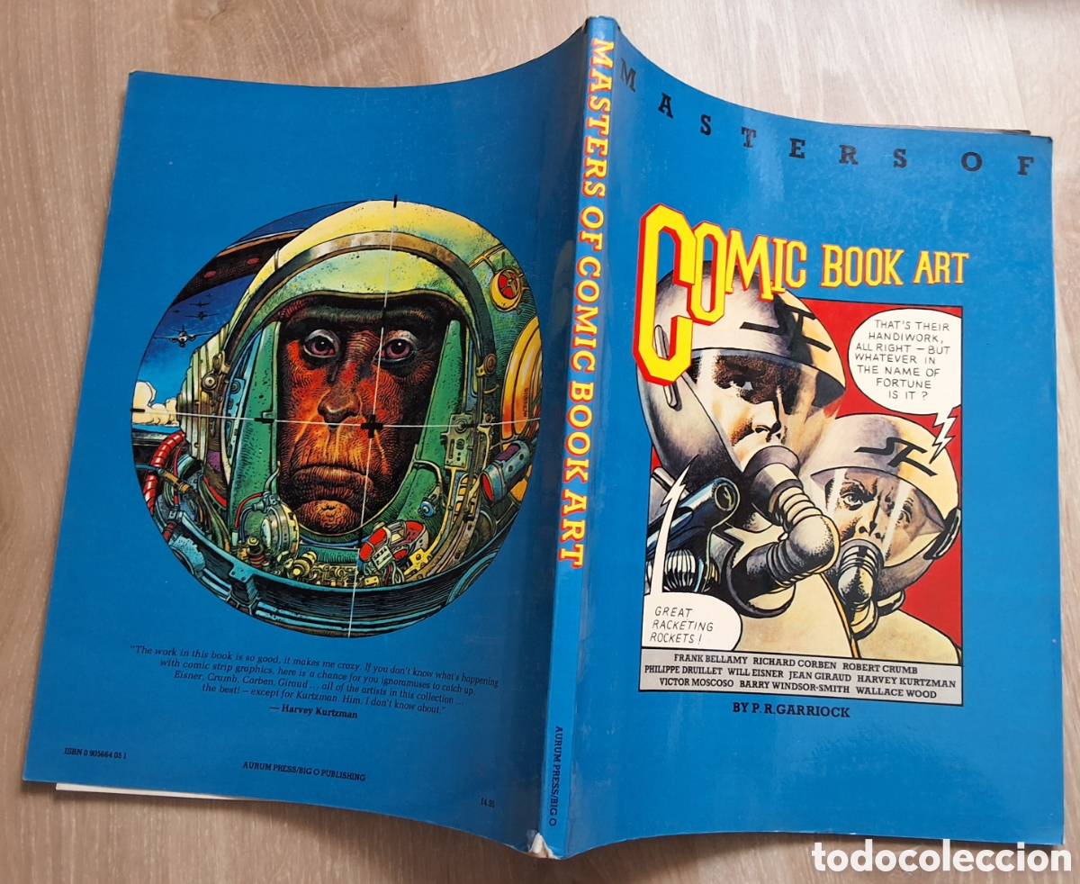 Fumetti: Masters of comic book art libro ilustracion de P.R. Garriock a&ntilde;o 1978 edita Aurum
