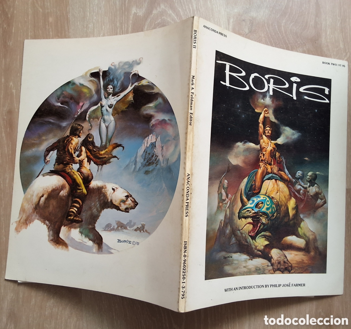 Comics: Boris II libro ilustracion de Boris Vallejo a&ntilde;o 1978 edita Feldman