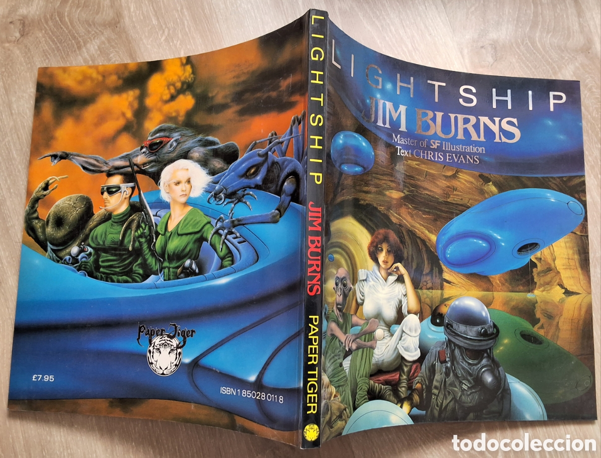 C&oacute;mics: Lightship libro ilustracion de J. Burns a&ntilde;o 1985 edita paper Tiger