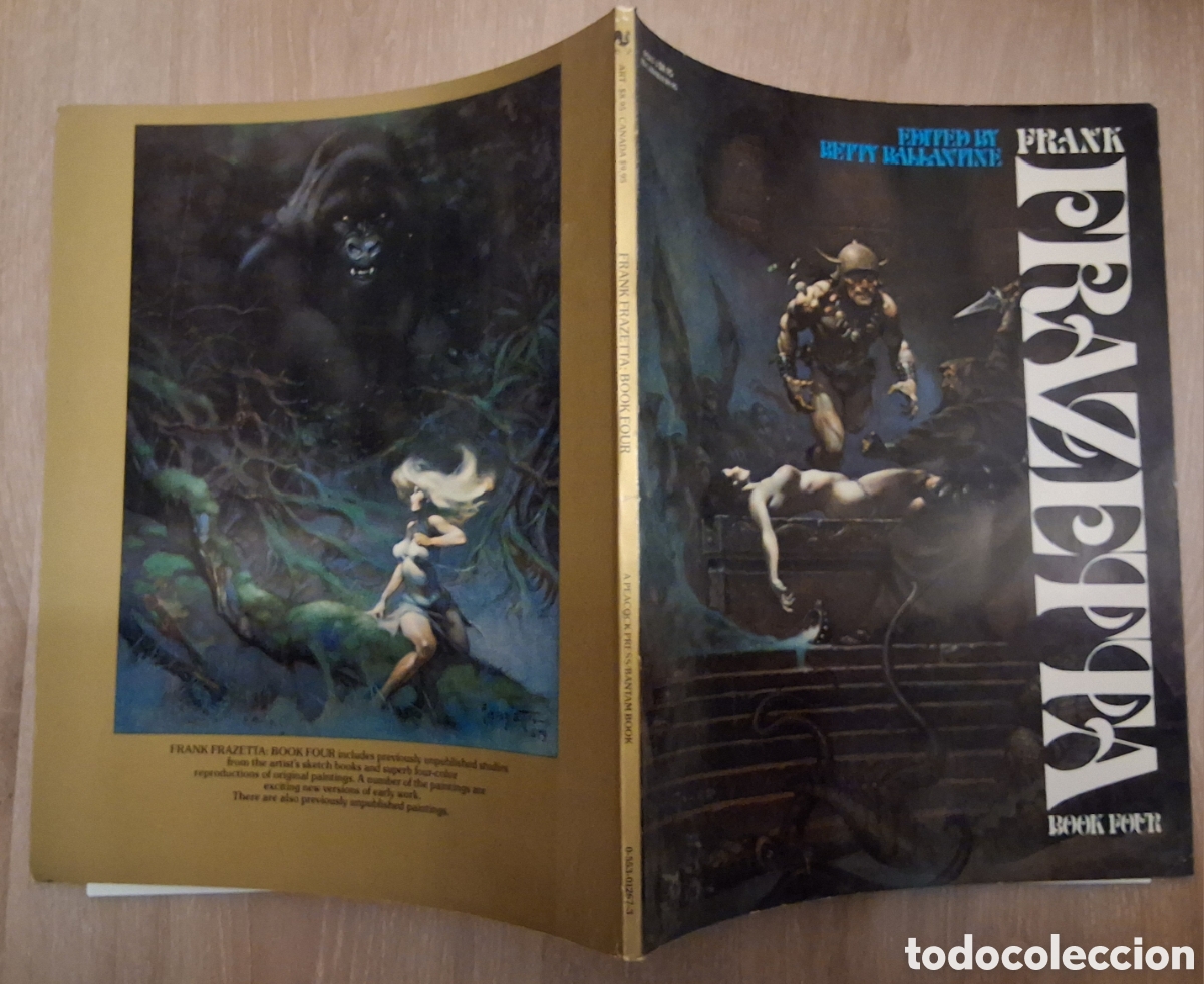C&oacute;mics: Frank frazetta libro ilustracion n&uacute;mero 4 a&ntilde;o 1980