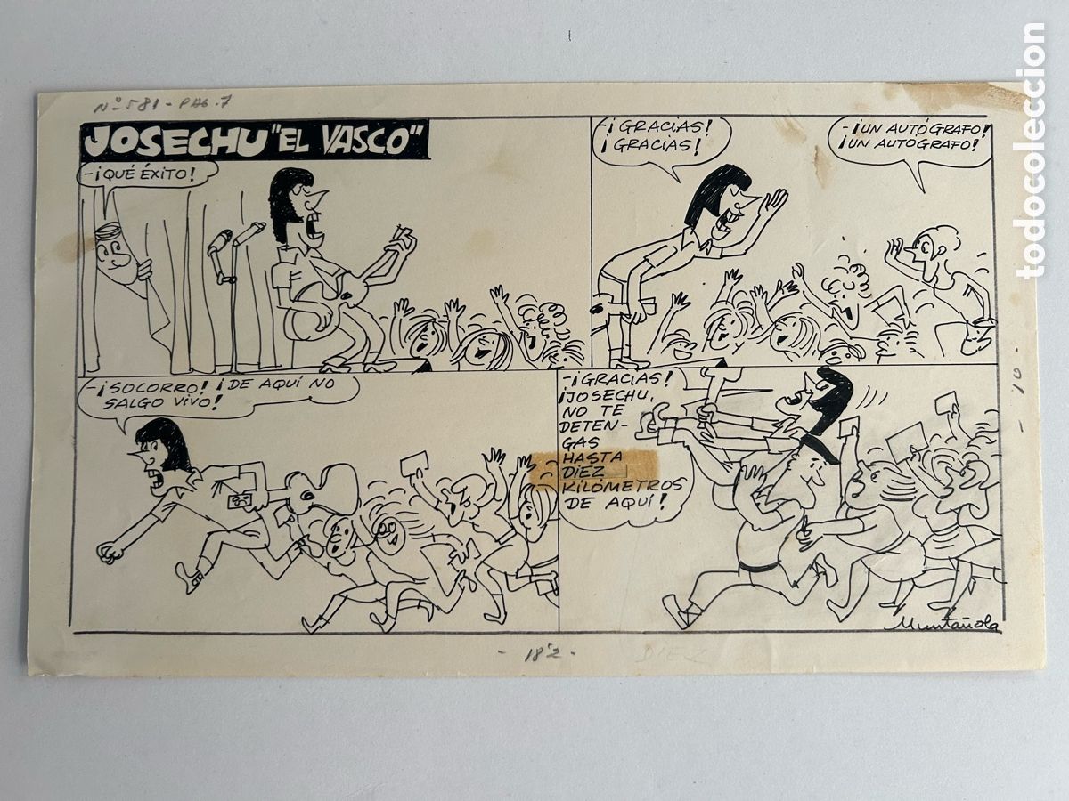 C&oacute;mics: Josechu el vasco, Munta&ntilde;ola, TBO - Foto 1