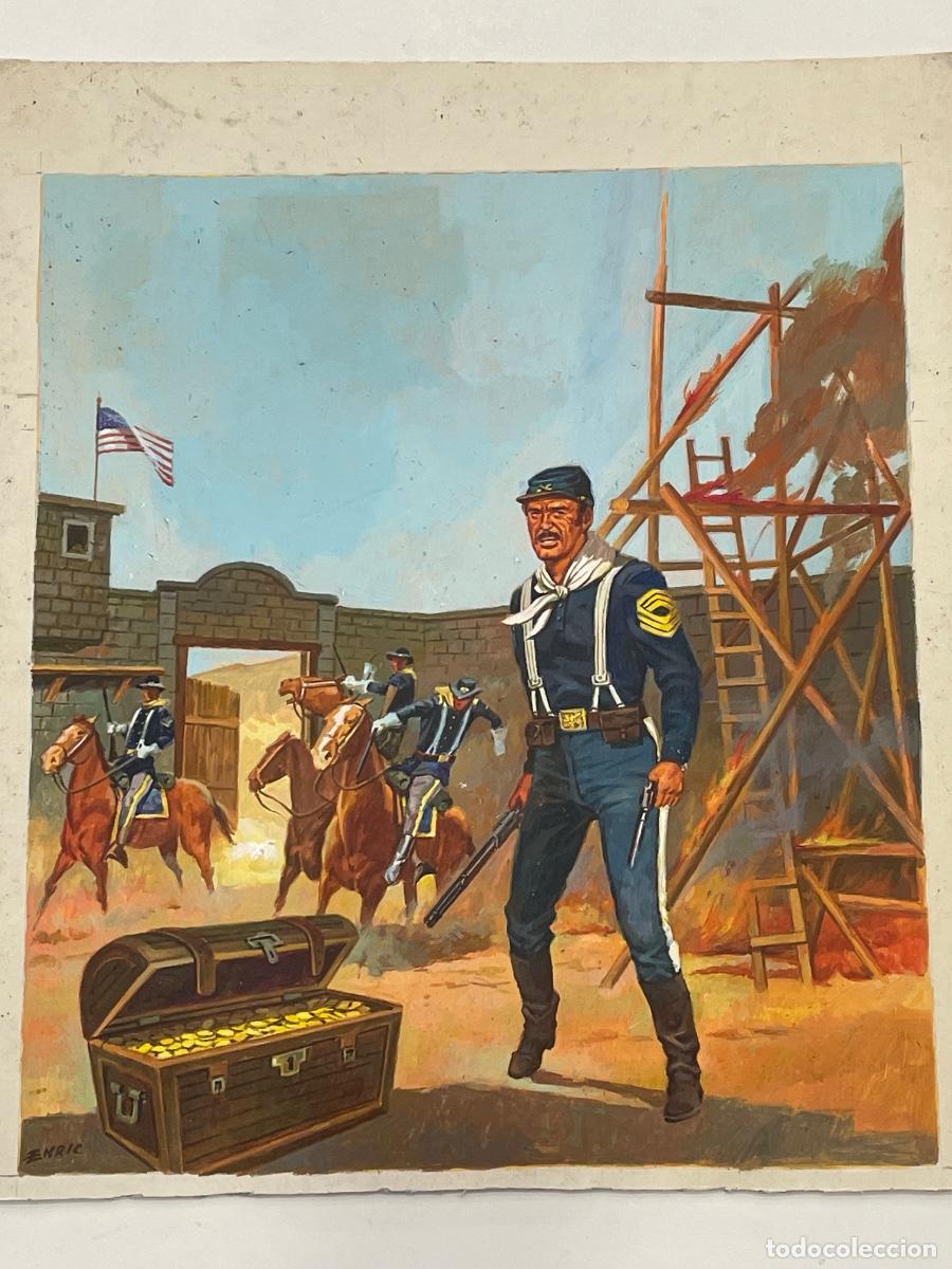 C&oacute;mics: Portada de Enric Mart&iacute;n - Western - Sheriff - 35x40cm