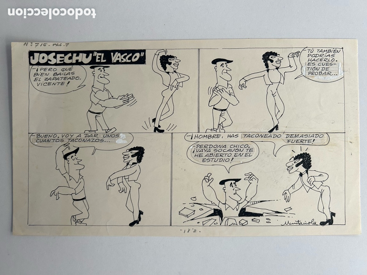 C&oacute;mics: Munta&ntilde;ola, Josechu el vasco, TBO