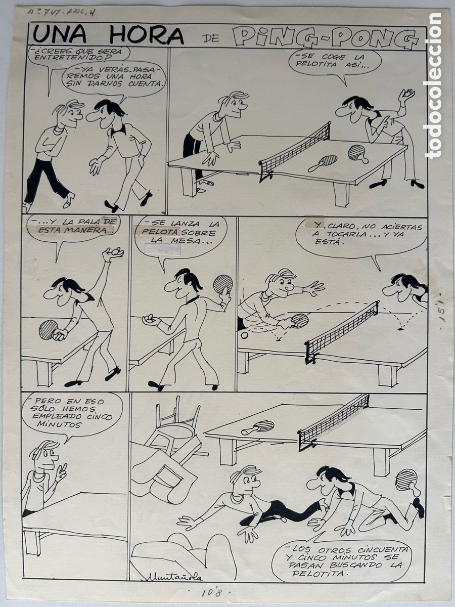C&oacute;mics: Ping-pong, de Munta&ntilde;ola para TBO - Foto 3