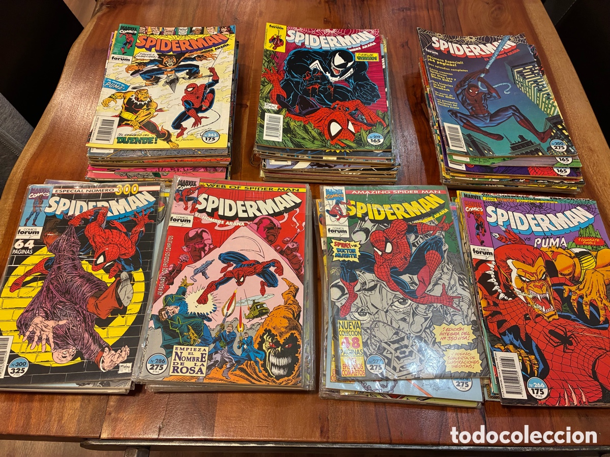 C&oacute;mics: Lote C&oacute;mics Spiderman (Comics Forum, Vol. 1) &ndash; N&ordm; 200 al 275 y 277 al 308 (Incluye Especial N&ordm; 300)