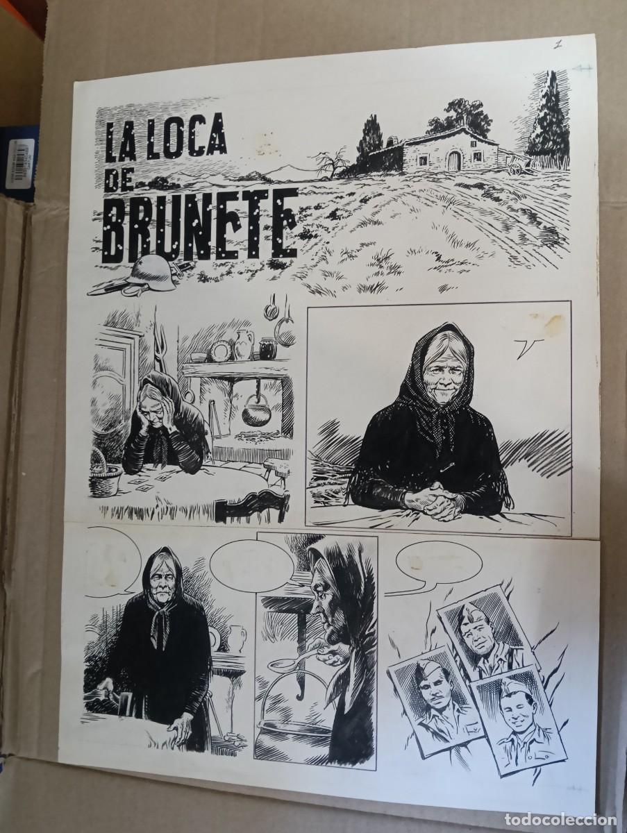 C&oacute;mics: JESUS BLASCO PAGINAS ORIGINALES LA LOCA DE BRUNETE