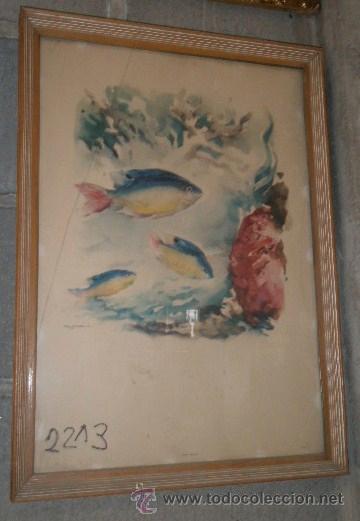 Arte: Cuadro con acuarela, mide 54 x 38 cms - Foto 1