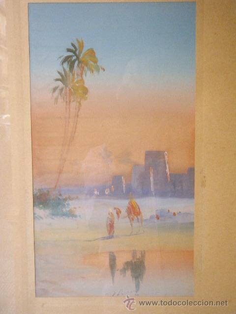 Arte: ACUARELA FIRMADA &Aacute;LVAREZ - Foto 2