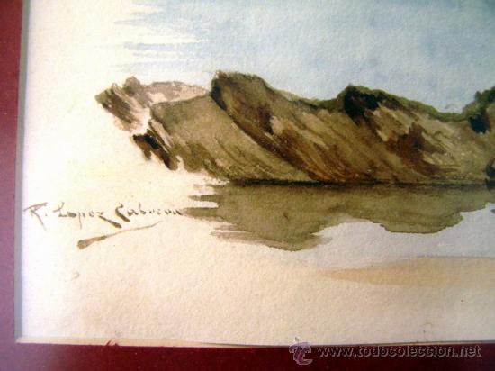 Arte: LOPEZ CABRERA, R. (1866-1950). COSTA. - Foto 3